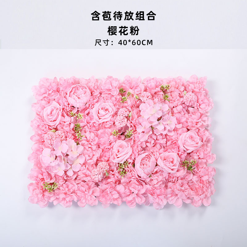 造花壁造花バラアジサイダリリ花立体背景壁窓造園結婚式結婚式装飾花列|undefined