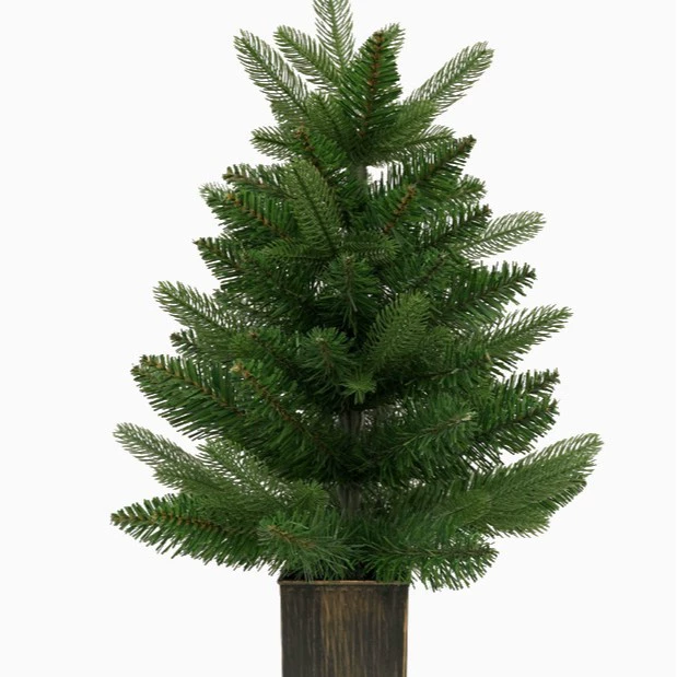 Amazon pe+pvc Christmas tree simulation pine desktop ornaments small source manufacturer Christmas gift mini