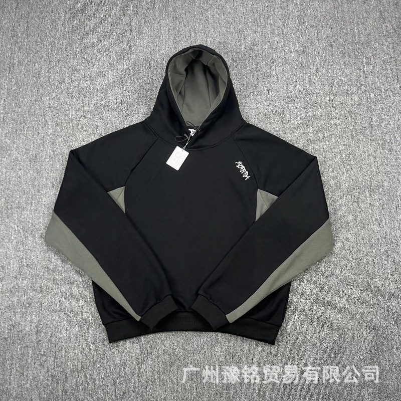 欧美高街秋冬新款美式时尚潮流宽松休闲字母刺绣连帽卫衣卫裤男女|undefined