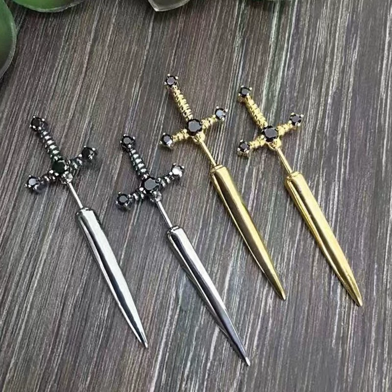 Трендовые ретро серьги, для импорта, готика