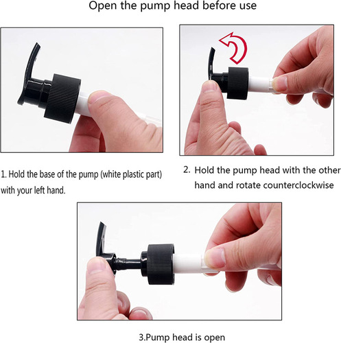 Cross-border Amazon black and white matte 500ml hand soap bottle, hands glass bottle, lotion bottle, soap dispenser, bathroom bottle