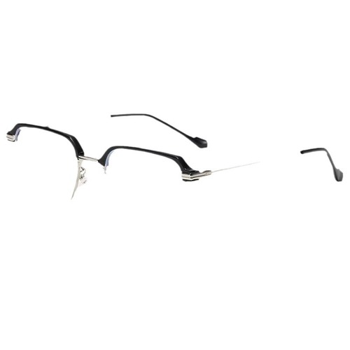  HD Anti-Blue Light Reading Glasses Intelligent Zoom Automatic Adjustment Half-rim Reading Glasses Frame for Men and Women