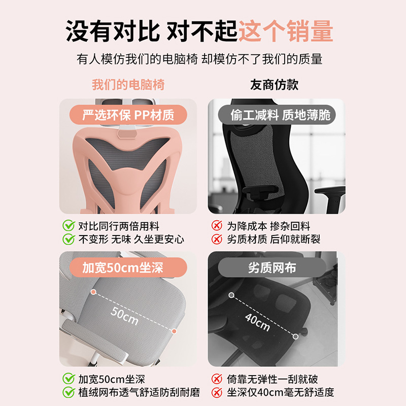 silla de computadora hogar cómodo asiento con respaldo de aprendizaje silla elevadora ergonómica silla giratoria de deportes electrónicos silla de oficina para almuerzo