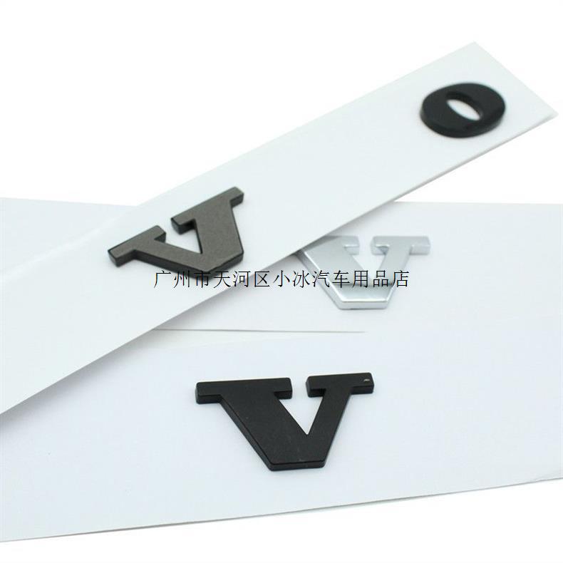 Volvo car logo S60S90XC60C90V90 letter emblem volvo rear emblem letter sticker car modification black