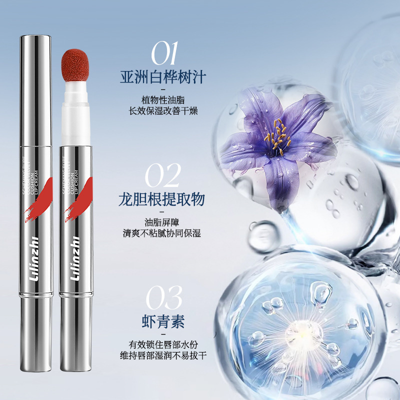 Lilin Zhixian airbag labial crema labial mejilla mate mate blush de niebla suave diaria fabricantes de airbags image 4