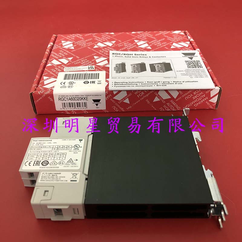 原装正品瑞士佳乐CARLO固态继电器RGC1A60D20KKE假一罚十
