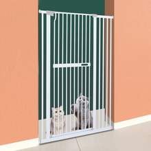 厂家直销宠物门栏加高猫咪专用隔离栅栏免打孔加密防猫咪加高门栏