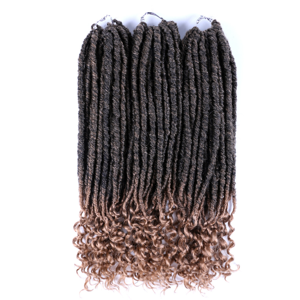 Extension per capelli Treccia senza fibre chimiche Extension per capelli intrecciati all'uncinetto Parrucche Locs Parrucche Trecce per capelli all'uncinetto_voghion.com