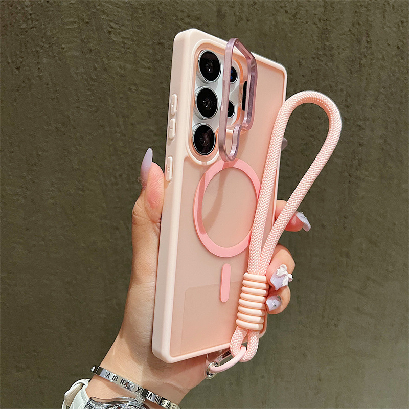 Funda Magnética con Soporte de Lente de PC con Protección Anti-caídas y Acabado Mate