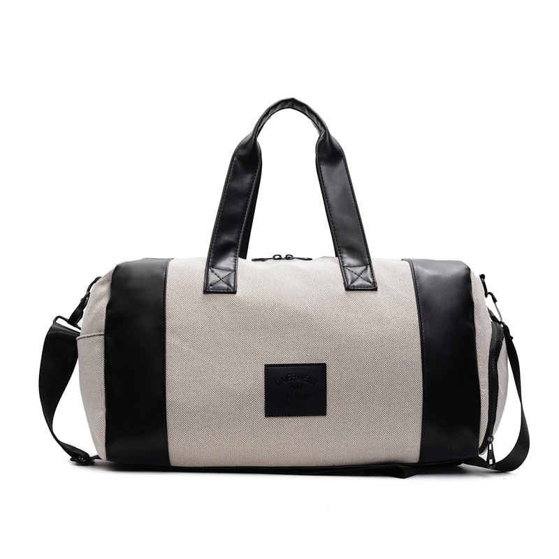 Bolsa de Viaje Corta para Otoño e Invierno 2025, Impermeable, Deportiva, de Dos Colores, para Fitness, Yoga, de Mano y Bandolera para Mujer