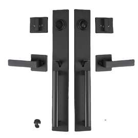 大门锁现代简约锌合金拉手亚马 逊海外热销款凯凡特定制款房门锁