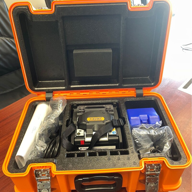 [recommended] SumiTomo Original Single-core Fiber Core AlignmenT Six MoTor Fiber OpTic Splicing Machine T-81SE + Fiber OpTic Cable Fusion