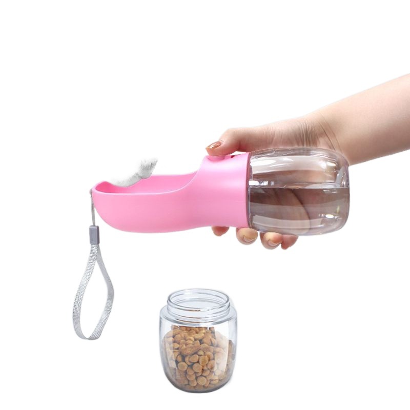 Taza para beber para perros de doble uso Taza para perros Dos en uno Gato portátil al aire libre Productos para perros