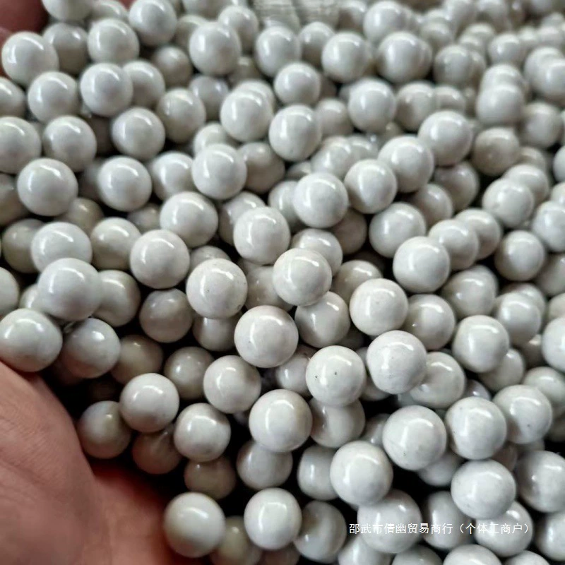 Мячи для рогатки An Niwan 8910 белые магнитные утяжеленные глиняные шары оптом от производителя.