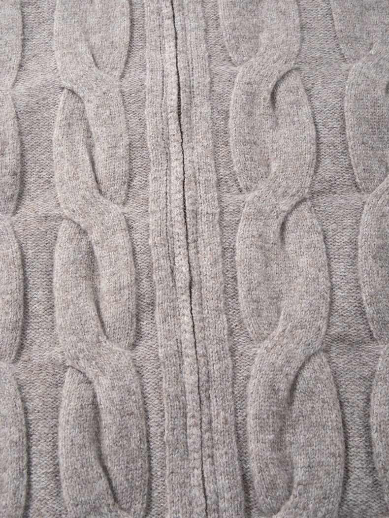 Inflation Jacquard Knit Jacket