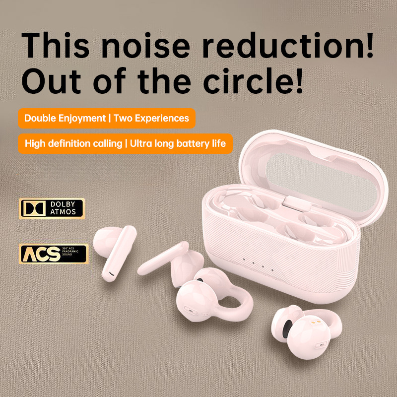 New Wireless Headphones Cross-Border E-Commerce Digital Products Sports Ear Clip Tws One Box Two Pairs of Bluetooth Headphones