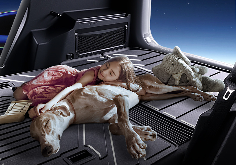 Suitable for Fang Cheng Bao Leopard 5 Trunk Mat, 25 Models Tpe Integrated Trunk Mat, Car Interior Modification Accessories