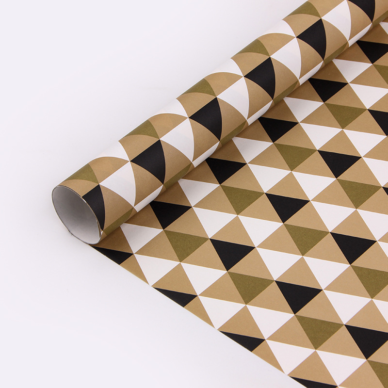 Papel kraft triangular; 50*70cm