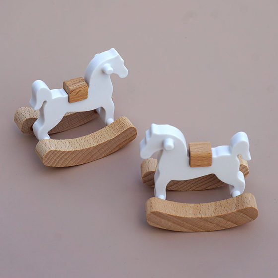 [in stock] House Room Furniture Children's Room Baby Room Scene Ornaments Shooting Props Small Bed Slide Shake