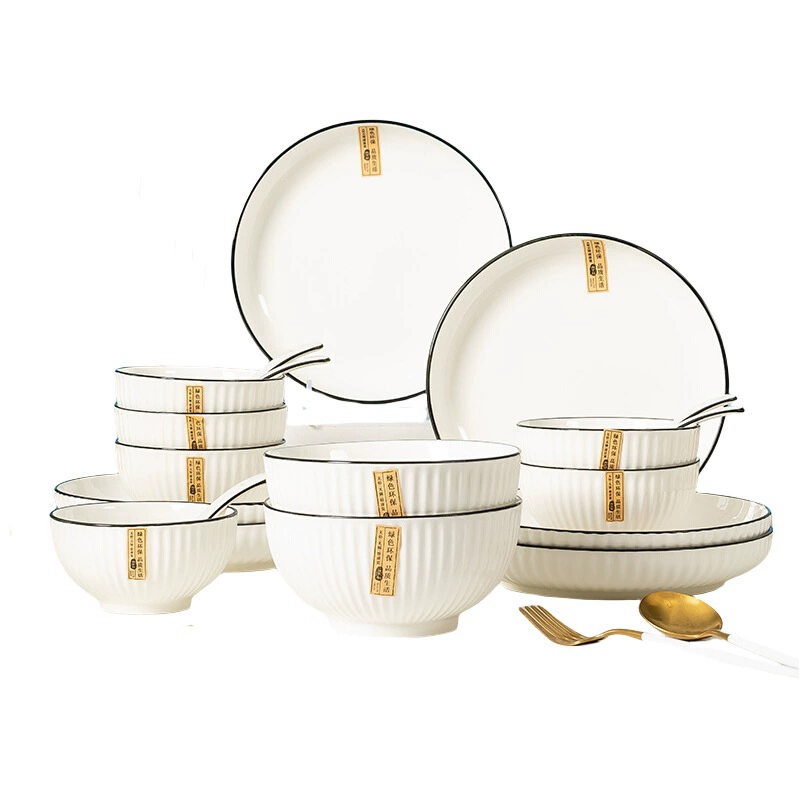 Modern creative set, ceramic tableware, Nordic style