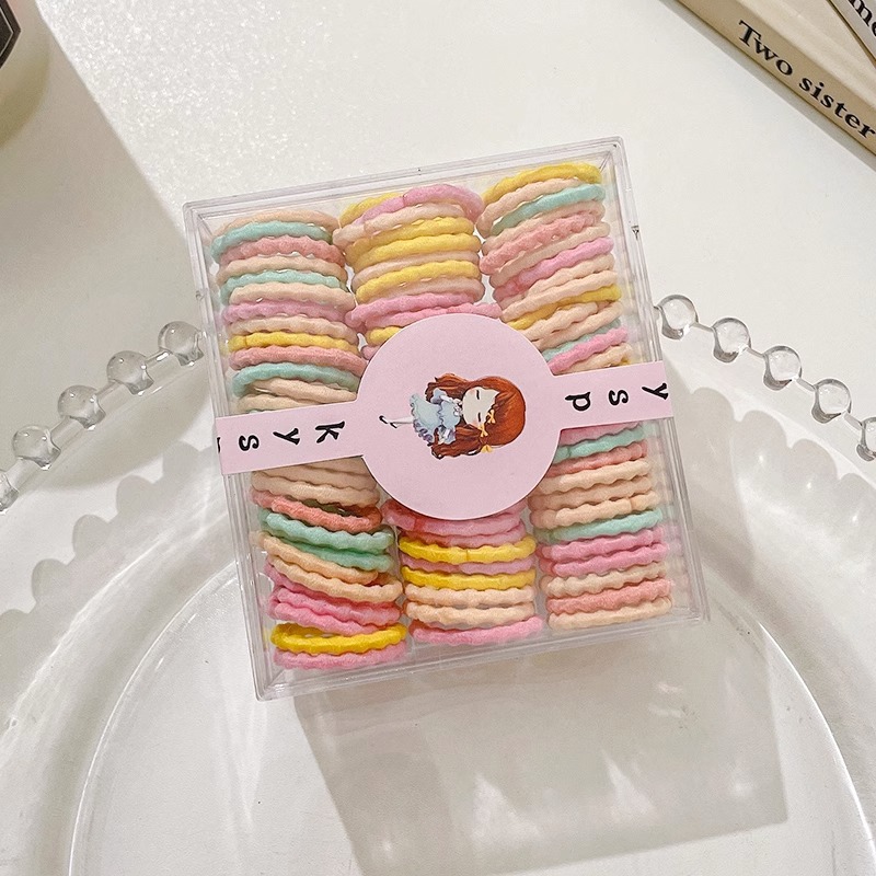 Banda de goma de los niños hembra no lastia el pelo alta elástico color falda banda goma Niñas corbata pelo banda bebé cuerda