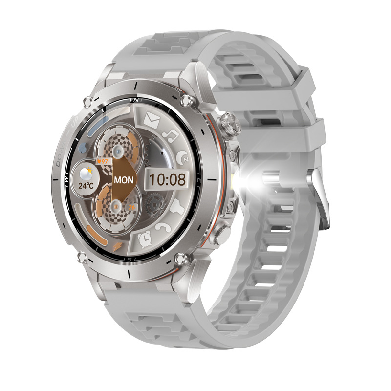 Y101 Smartwatch mit GPS, 1,43 Zoll, Fitness-Tracker, Herzfrequenzmessung, Bluetooth-Anruffunktion_voghion.com