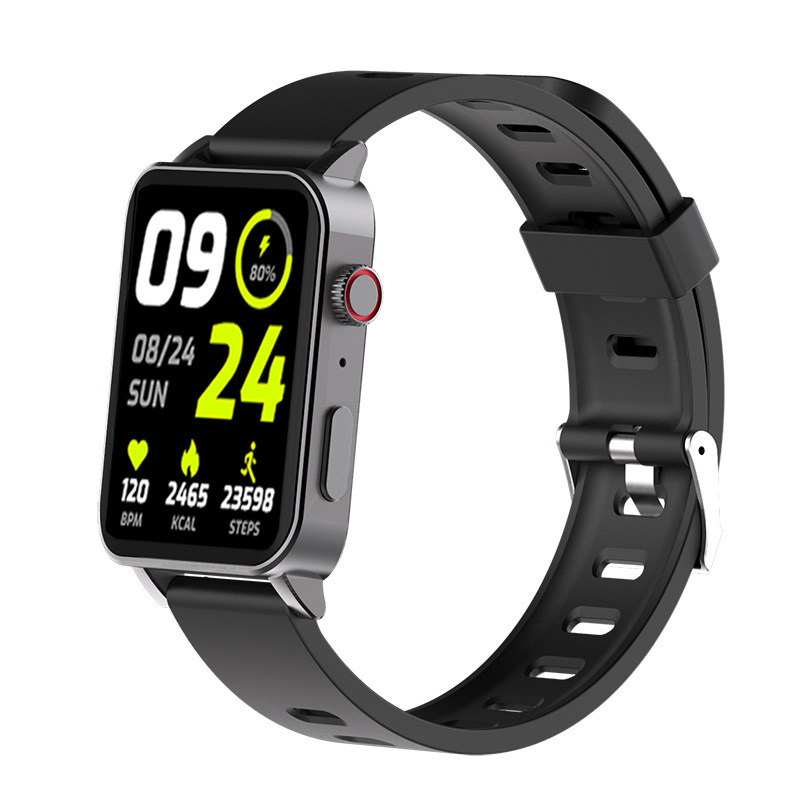 W7蓝牙通话智能手表语音识别音乐播放测心率睡眠运动移动支付手表