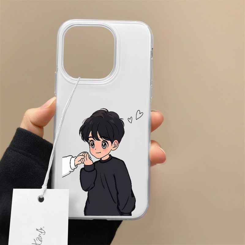 Hold My Hand Suitable for Apple 17Promax Mobile Phone Case Iphone16Plus Artistic Sense 15 New Style 14 Hard