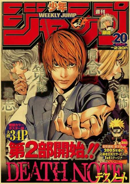 Аниме Chainsaw Man/Jojo/Мой герой академия/Тетрадь смерти Комната, Бар, Кафе, украшение картины