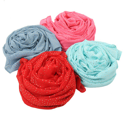 2022 Pearl Chiffon Gilding Dot lady scarf Cross border new pattern goods in stock refreshing Shawl YW140