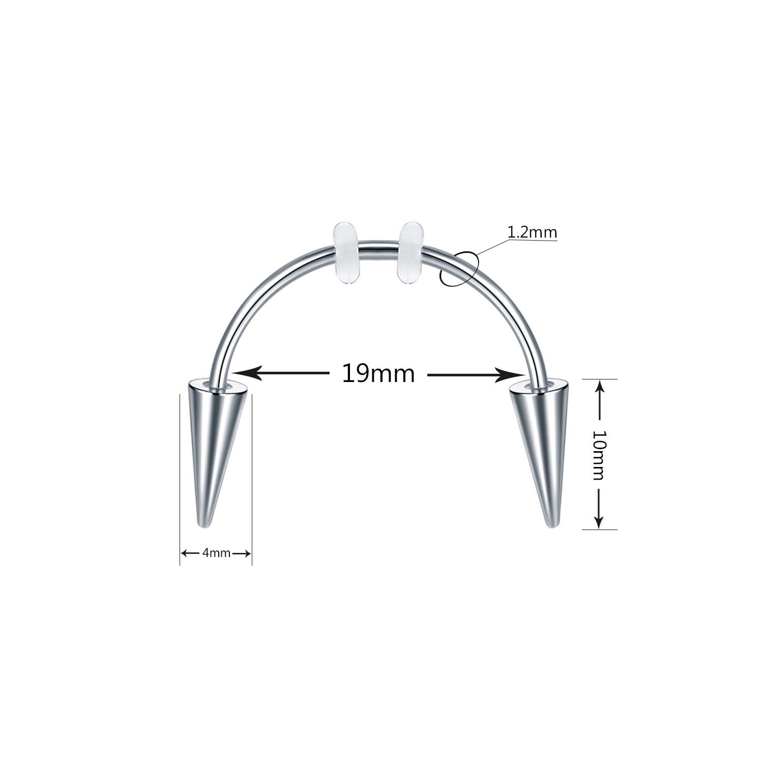 Moda Geométrico Acero Inoxidable Enchapado Dental Pin 1 Pieza display picture 2