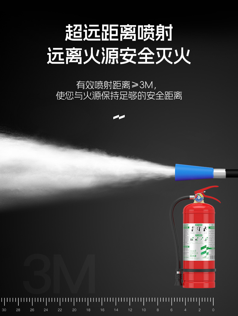 Yuanbang Carbon Dioxide Fire Extinguisher Water-Based Fire Extinguisher 2L3L6L Stainless Steel Foam Fire Extinguisher 25 Years New National Standard