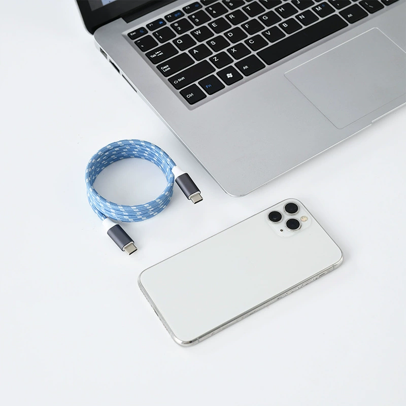 Универсальный USB-C би_DIRECTION интерфейс зарядное устройство магнитная кристализация кабель передачи данных ноутбук телефон аудио-видео HD