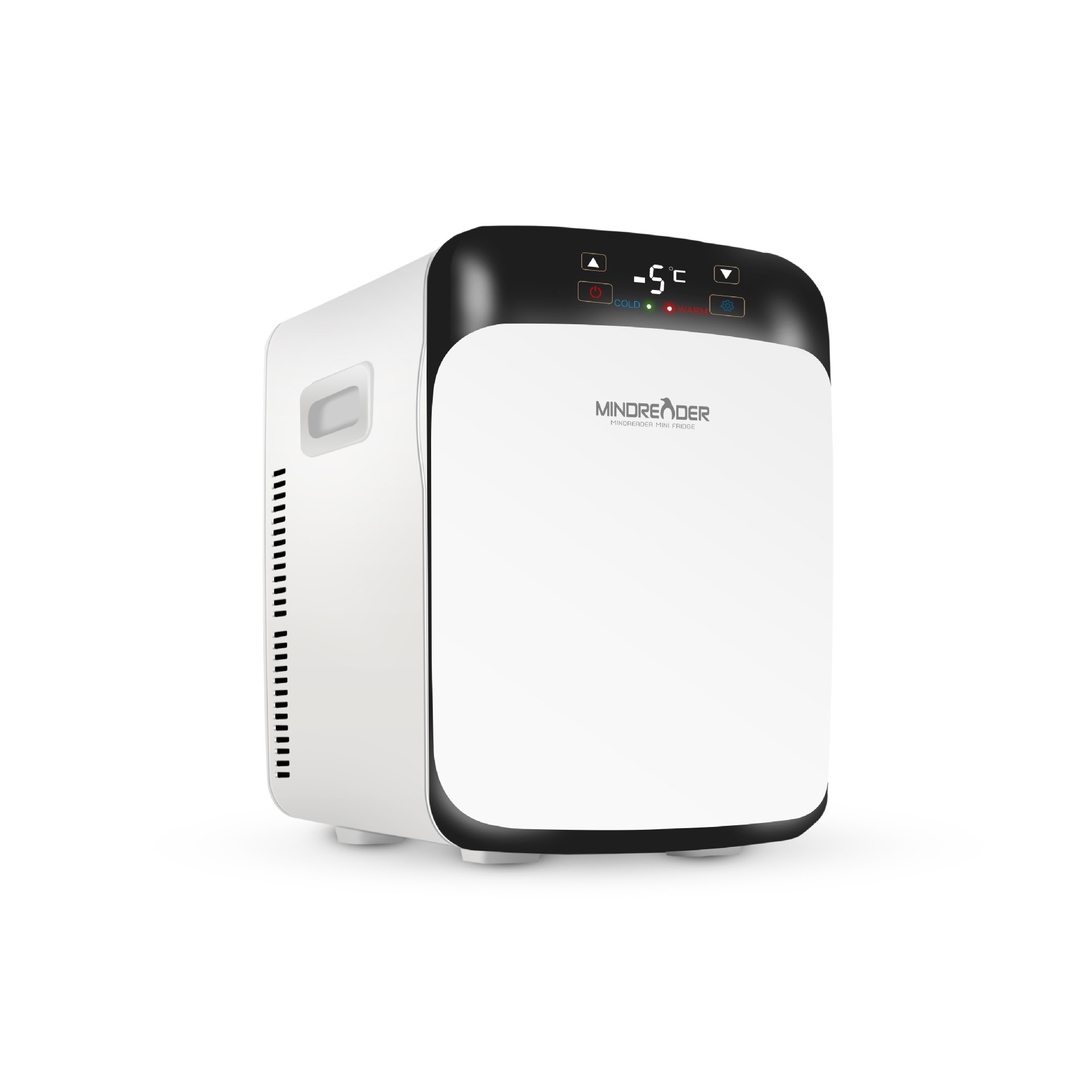 Nueva 15L de doble núcleo pantalla digital refrigerador del coche hogar del coche de doble uso mini refrigerador de baja potencia Oficina pequeño refrigerador