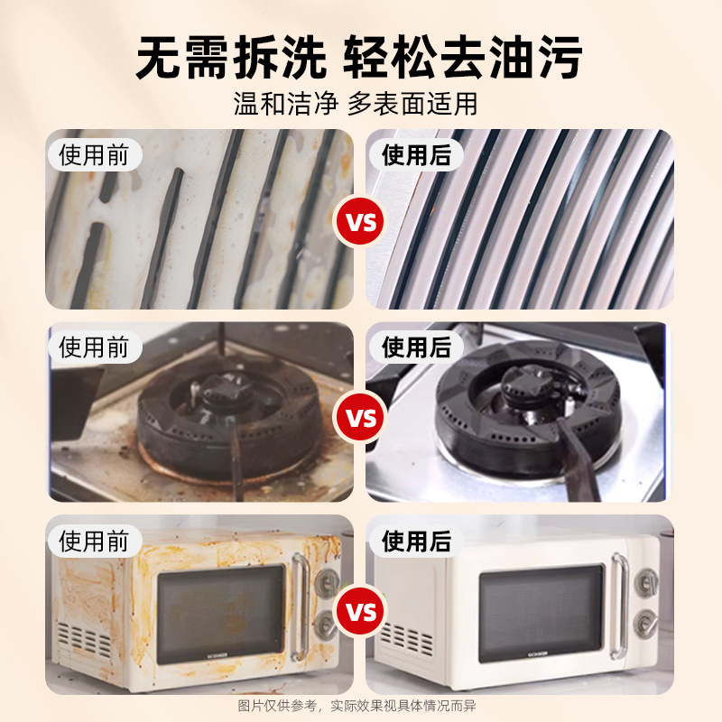 油污净500深度杀菌油迹不伤厨具气味去油清新除油清洁重油污|undefined