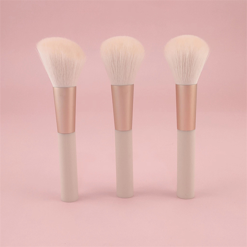 Single Sub Powder Portable Short Loose Powder Cosmetic Tool Fiber Makeup Brush Imitation Wool Blush Brush