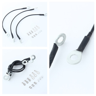 Processed Pressed Terminal Wire Rope, Lifting Double-Ended Buckle Composite, Rubber-Coated Wire Rope, Stainless Steel Wire Rope