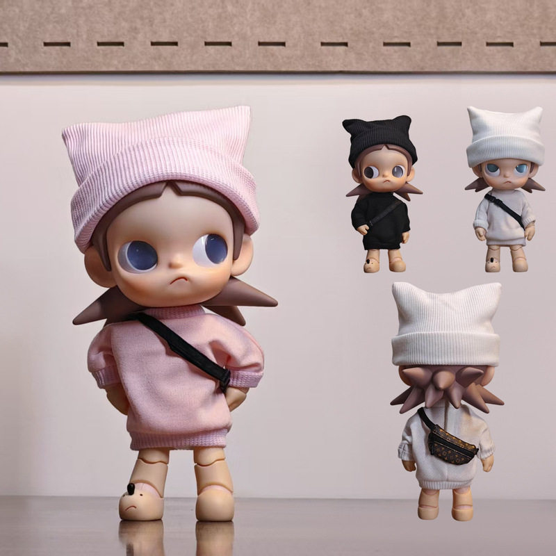 Ins Korean Style Gazi Sister Stylish Stripesd Boxer Rib Hat Autumn and Winter New Zsiga Longing Place Rib Suit