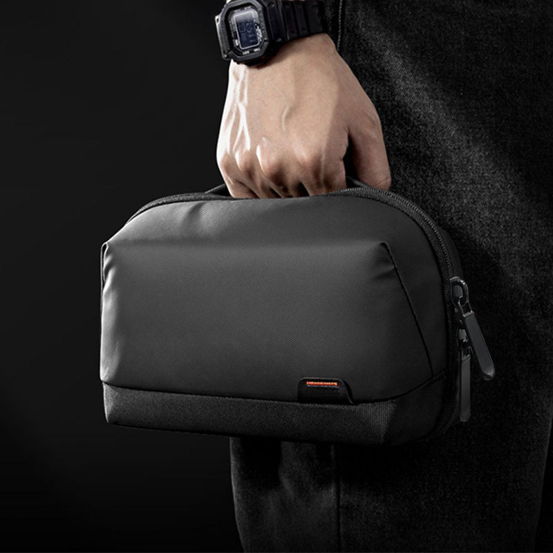 Paquete de almacenamiento digital de venta caliente transfronterizo paquete de cable de datos de banco de energía paquete de viaje portátil Switch paquete volcánico impermeable y resistente al desgaste