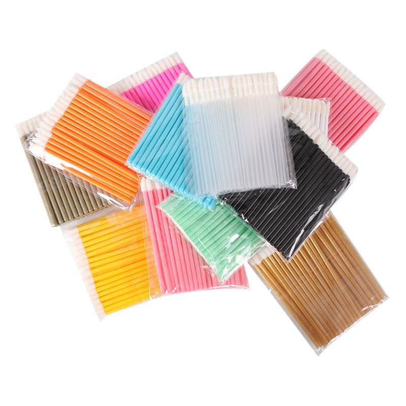 Оптовая продажа портативных одноразовых кистей для губ, кистей для помады, кистей для теней, твердых кистей для губ, нейлоновых кистей для макияжа, маленьких кистей для макияжа от производителя