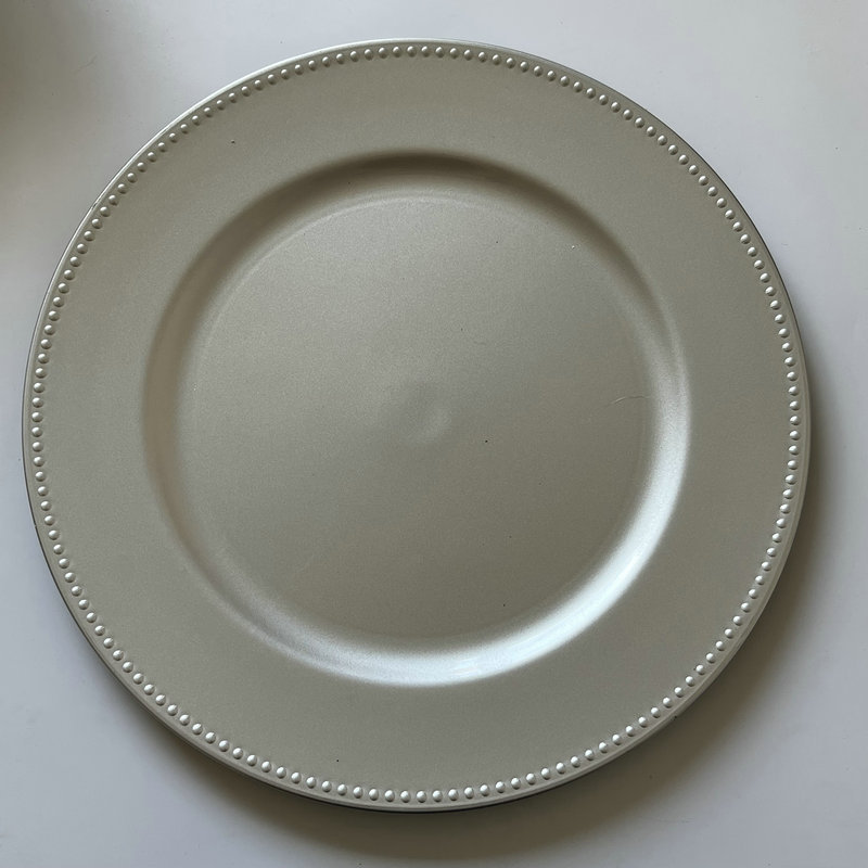 Bandeja creativa con valor de color, placa de diamante falso de aislamiento térmico, placa decorativa de pintura en aerosol, banquete redondo de lujo ligero bandeja de aperitivos de frutas secas