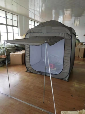 Car-Mounted Tent for Outdoor Camping, Avtomobil dam çadırları - military-green-bag-with-black-edge-webbing-3-4-people