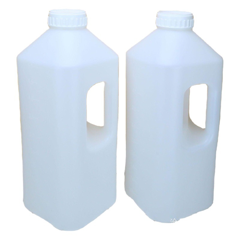 5000ml plástico desinfección flor fertilizante cuadrado 5L botella de envasado de líquidos de detección de Calidad de Agua barril transpirable cubierta de junta de escape