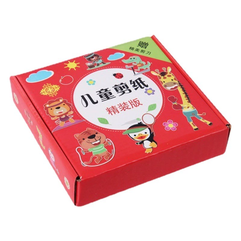 Набор для вырезания из бумаги для детей, развивающий концентрацию, для детского сада, ручная работа, раскраска, подарок для учеников