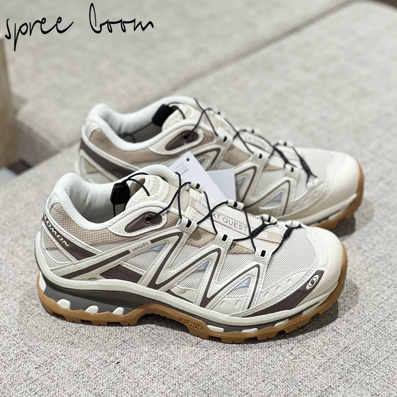 Salomon Xt-Quest Sports and Casual Shoes Outdoor Trendy Shoes Neutral Versatile Mocha Brown 475413