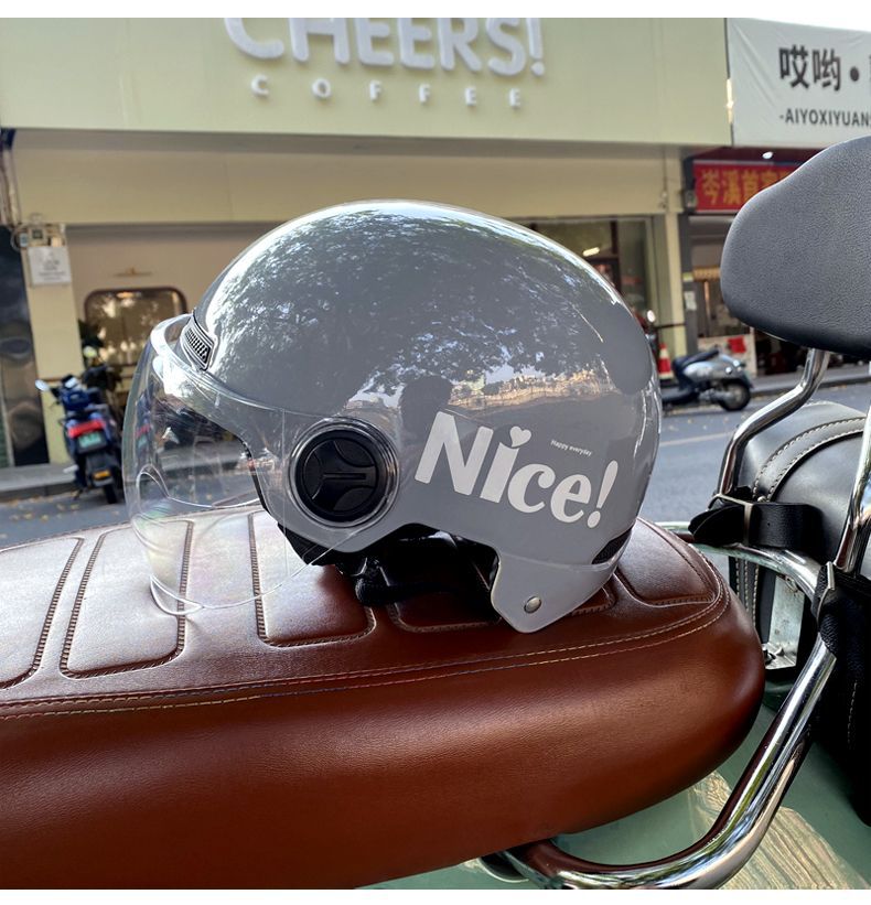 3C Certified Electric Motorcycle Helmet Men Women Summer Safety Half Helmet