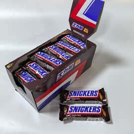 士力架35g花生夹心巧克力盒装分享装休闲零食巧克力批发结婚喜糖