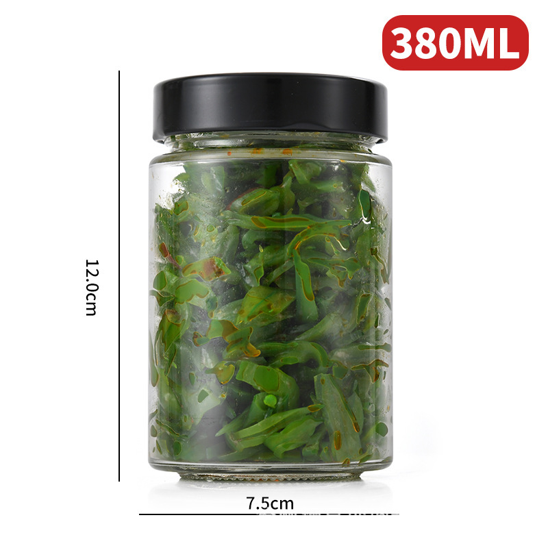 メーカー卸売りガラス高蓋六稜四方蜂蜜瓶透明味噌汁瓶密封ジャム瓶蜂蜜瓶|undefined
