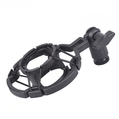 Manufacturer wholesale supply condenser microphone large diaphragm plastic stand capacitor hanging microphone plastic shock mount