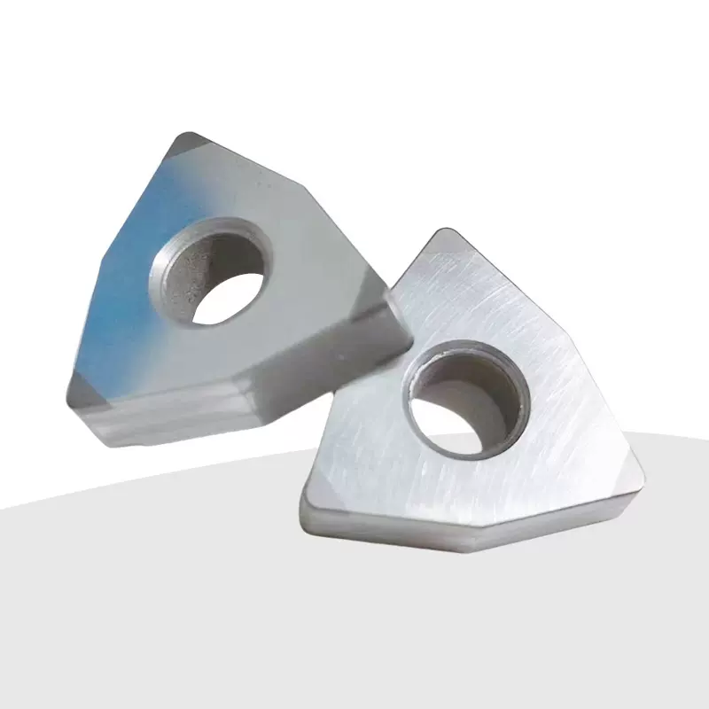 超硬CBN数控刀片WNGN080408-6S淬火钢氮化硼桃型PCD刀粒铸铁刀头